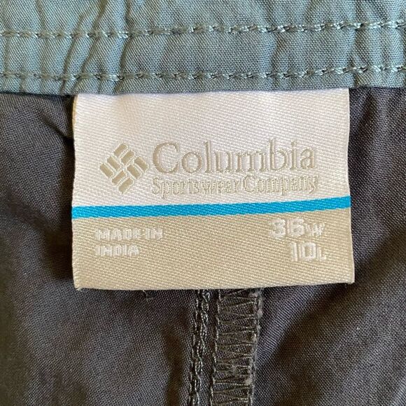 Columbia Washed Out Shorts Men's Size XL Grey Classic Fit Casual Summer Vacation - Picture 12 of 13